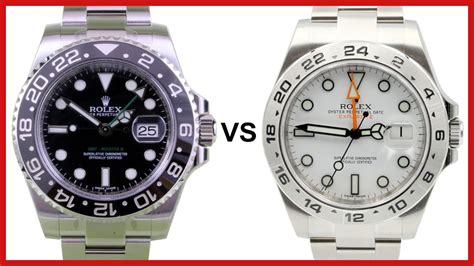 rolex gmt master 2 vs explorer 2|rolex explorer 11 new price.